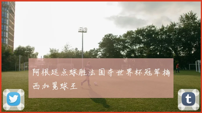 阿根廷点球胜法国夺世界杯冠军梅西加冕球王